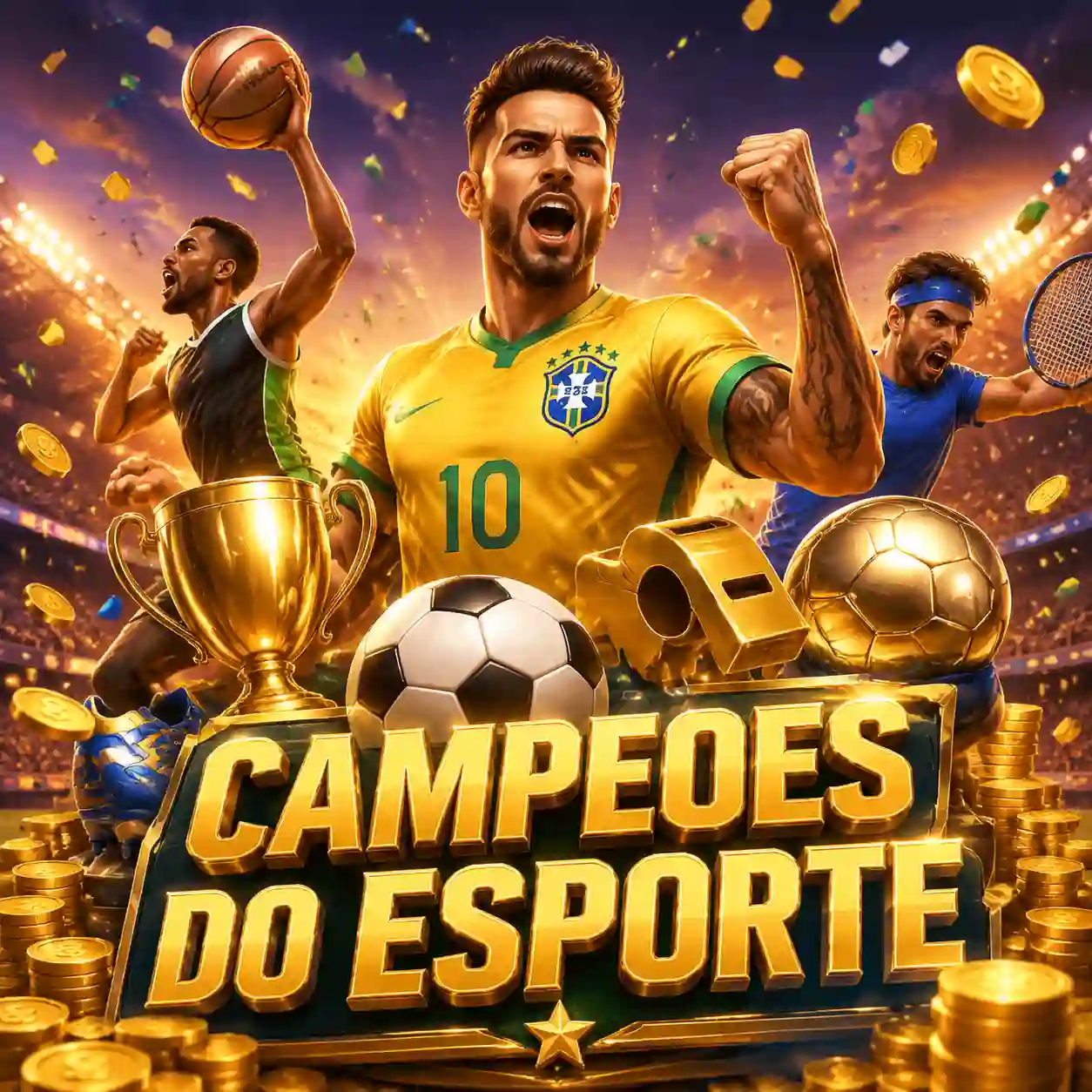 Arena de eSports com público e telão de placar