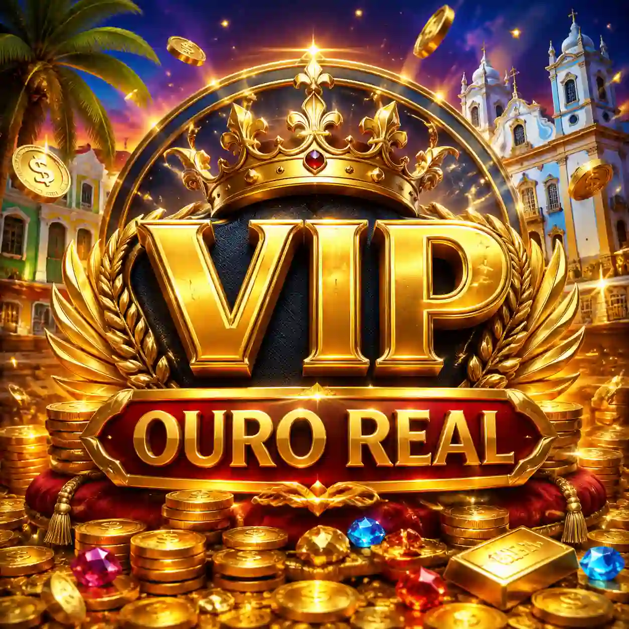 Emblema dourado do nível Ouro VIP